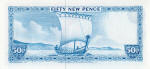 Man (Ile de)/Man (Isle of) 50 NEW PENCE 1979 Verso